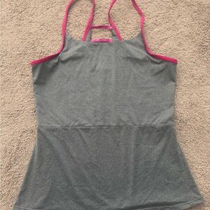 Fabletics grey/pink tank